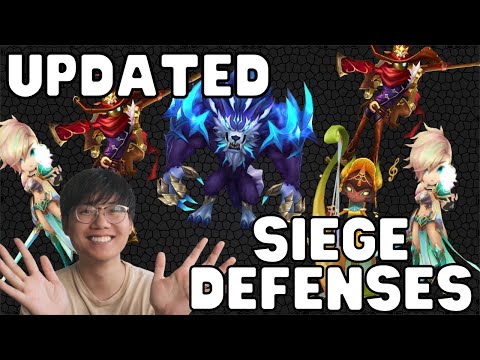 Updated Siege Defenses After Patch! - Summoners War