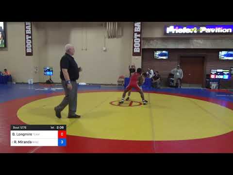 2018 Marine Corps US Open/Senior Men's Greco-Roman 55 Con Semis - Britain Longmire (Team) Vs. Rand