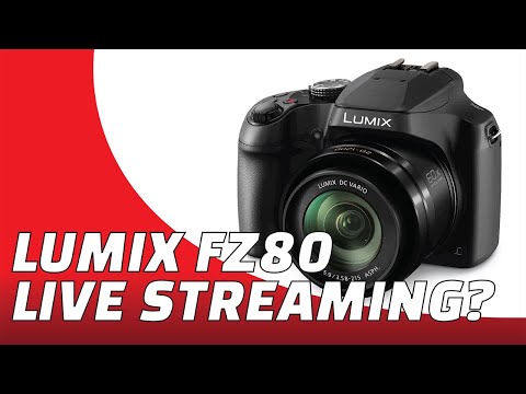 Can the Panasonic Lumix FZ80 be used for streaming? (clean hdmi out)