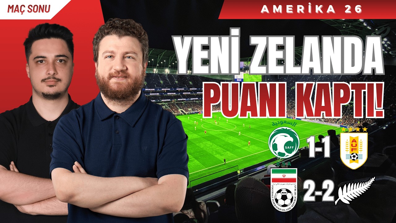 Hacıosmanoğlu vs Fatih Terim?!... İran 2-2 Yeni Zelanda, Suudi Arabistan 1-1 Uruguay