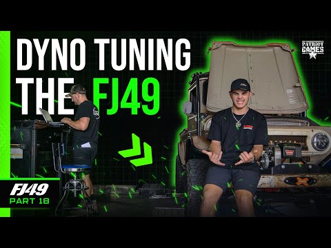 FJ49 PART 18 - The FJ49 Gets TUNED! Dyno Tuning At GSL