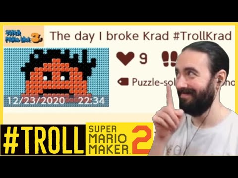 Absolutely Not Falling for 90% of the Trolls | Super Mario Maker 2 #TrollLevels