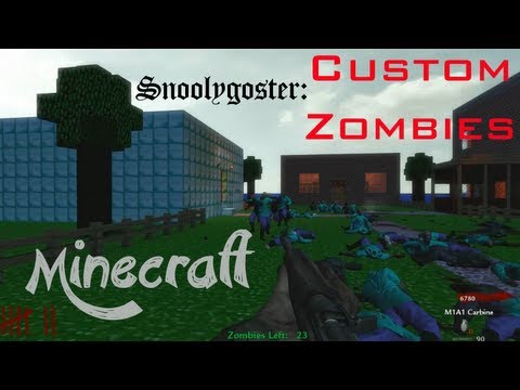 SnoolygosterGaming - Snoolygoster Plays: Call of Duty Zombies| Custom Maps: Minecraft With Download Link