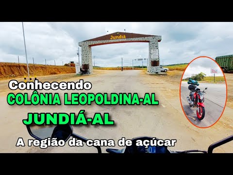 VAMOS CONHECER A CIDADE DE COLÔNIA LEOPOLDINA-AL  E JUNDIÁ-AL CHEGAMOS NA BR101 viagem de moto