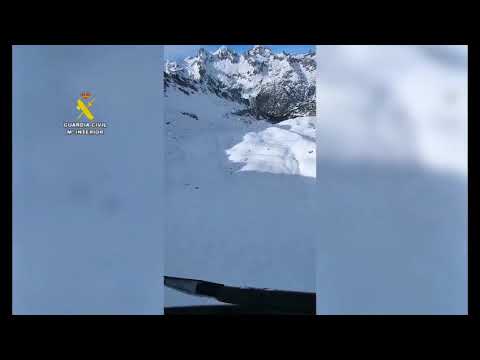 [VIDEO] Operativo de rescate tras la tragedia por un alud en Panticosa