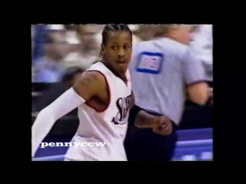 Allen Iverson 2 crossover moves on Reggie Miller (2001)