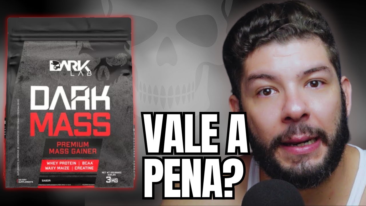 Miniatura da avaliação em vídeo de Suplemento Dark Lab Hipercalórico 3kg Chocolate Branco com Morango