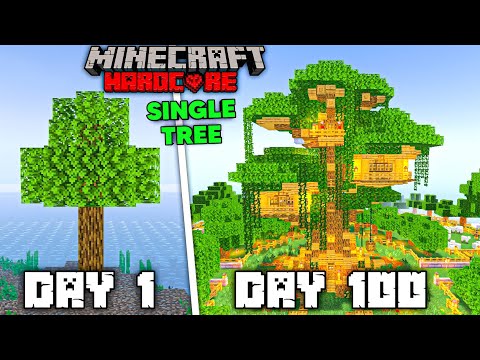 Insane Solo Oak Tree Survival Challenge!