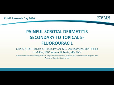 Thumbnail image of video presentation for Painful scrotal dermatitis secondary to topical 5-fluorouracil