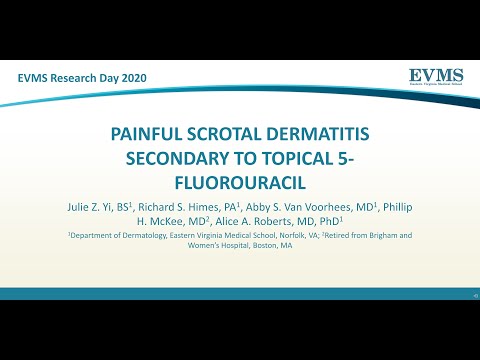 Thumbnail image of video presentation for Painful scrotal dermatitis secondary to topical 5-fluorouracil