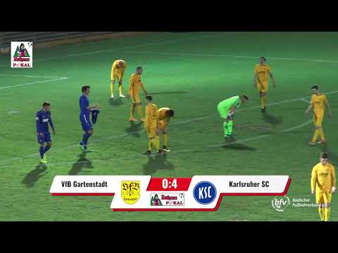 Halbfinale bfv-Rothaus-Pokal 2018/19 VfB Gartenstadt : Karlsruher SC