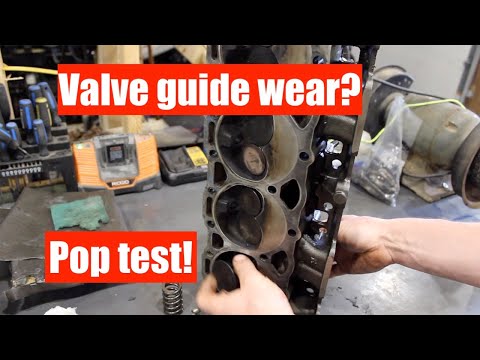 Check those valve guides quickly, Pop check! Tech tip