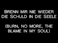 Oomph! - Wunschkind Lyrics with English ...