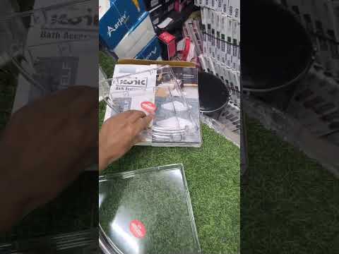 Acrylic bathroom corner set