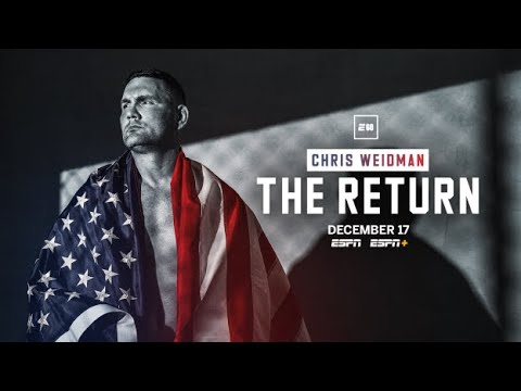 Chris Weidman: The Return [Trailer] | ESPN MMA