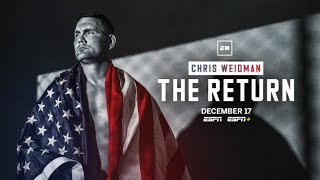 Chris Weidman: The Return [Trailer] | ESPN MMA