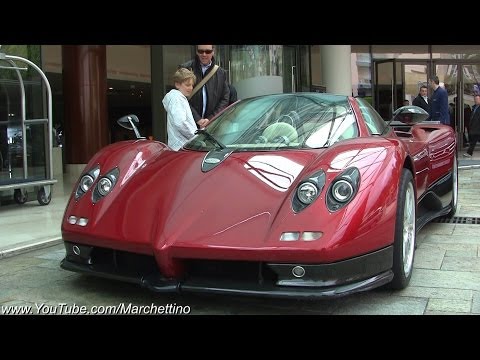 Pagani Zonda S Pure Sound and Flames!