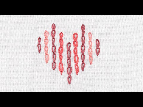 Rico Design Tutorial Sticken: Kettenstich