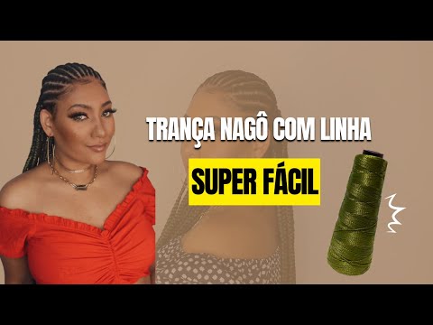 GHANA BRAIDS COM LINHA DE CROCHE PRINCESA MODA |  MÉTODO SUPER FÁCIL.