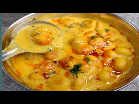 The easiest way to make gram flour curry ll Besan kadhi recipe ll Simple kadhi recipe
