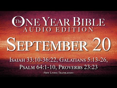 September 20 - One Year Bible Audio Edition