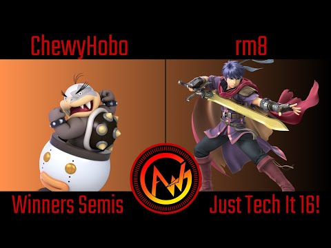 AWG Just Tech It 16 Winners Semis - ChewyHobo (Bowser Jr) Vs rm8 (Ike) Smash Ultimate - SSBU