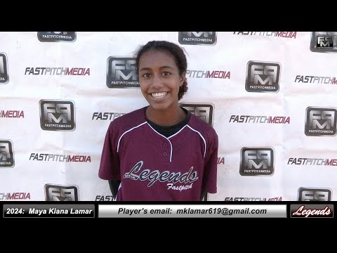 2023 Maya Kiana Lamar 4.3 GPA - Outfield and Pitcher Softball Skills Video - Norcal Legends