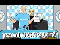 Erling Haaland signs for Man City! 442oons REACTS!