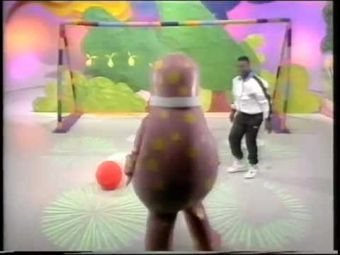 Mr Blobby Plays Football with Garth Crooks