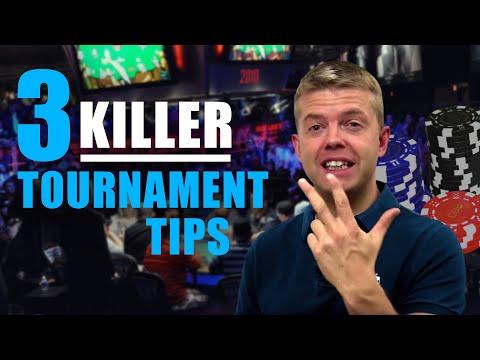 Poker Strategy: Live Tournament TIPS
