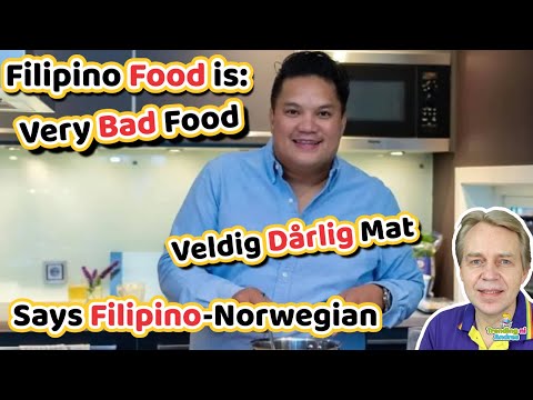 Filipino Food is Very Bad says Filipino Norwegian Food Judge Johnathan Romano on National TV