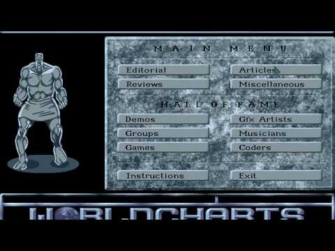 Diskmag Worldcharts #1 - Future Crew, 1993 (DOS)