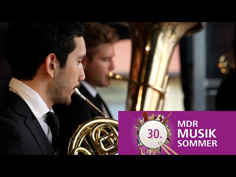 Mitschnitt vom MDR-Musiksommer 2021: Das Salaputia Brass Ensemble in Freital
