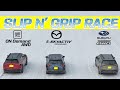 AWD Battle Forester Symmetrical AWD Vs CX 50 E Skyactiv Vs Equinox RS AWD Slip N Grip