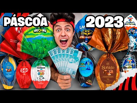 COMPREI R$5000 DE BRINQUEDOS DE OVOS DE PÁSCOA! (2023)