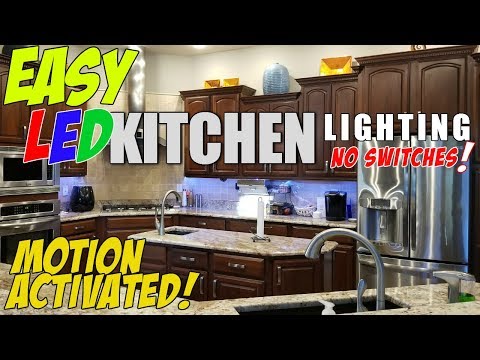 EASY SMARTHOME LED KITCHEN COUNTER and CABINET LIGHTS. Controlled by ALEXA
