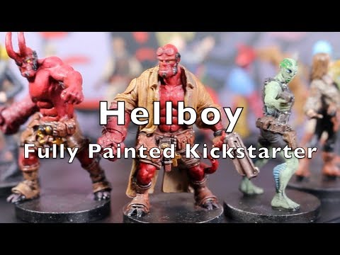 I painted them All!! Hellboy Kickstarter Component Review
