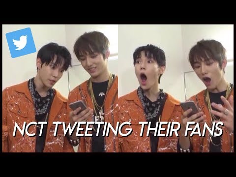 the best of nct tweeting fans