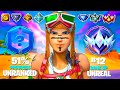Unranked To Unreal SOLO VS SQUADS Speedrun Fortnite Ranked Reload
