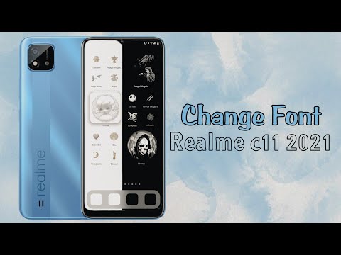 How To Change Font On Realme c11 2021 🌸 Make Your Android Phone Aesthetic - Easy Tutorial