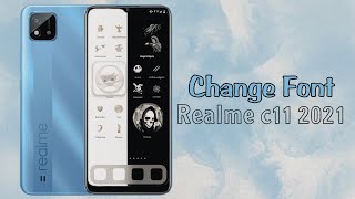 How To Change Font On Realme c11 2021 🌸 Make Your Android Phone Aesthetic - Easy Tutorial