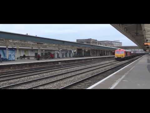 60020 with 6V75 at Newport 21.02.13