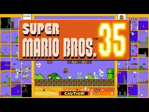 Super Mario Bros. 35 (Switch) Full Gameplay Walkthrough Longplay