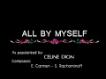 ALL BY MYSELF By Celine Dion Synergy
