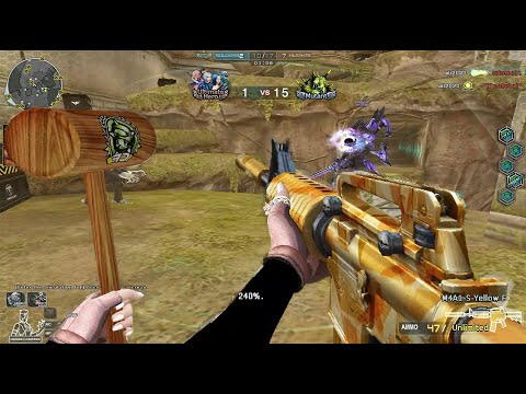 Crossfire NA ( Đột Kích Bắc Mỹ  ) 2.0 : M4A1 S Yellow Fractal - Hero Mode X - Zombie V4