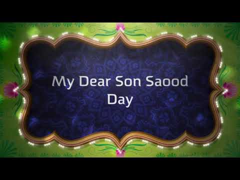 Happy birthday Saood Muhammed