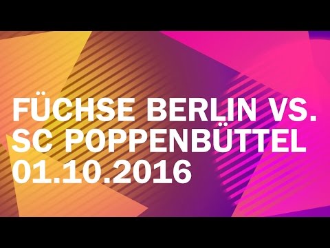 Füchse Berlin vs. SC Poppenbüttel - Sa. 01.10.2016 - Regionalliga Nord