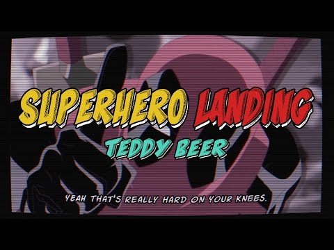 Teddy Beer - Superhero Landing [Official Lyric Video]