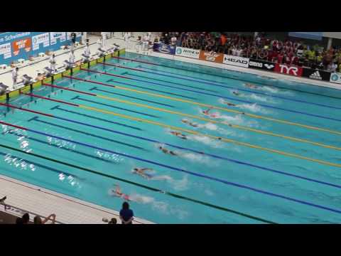 DJM 2016 - 50m Freistil (w) - Finale Junioren