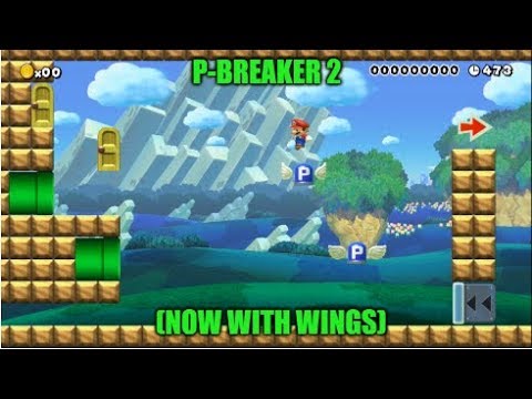 Flying P-Switches! Super Mario Maker P-Breaker 2 (Now With Wings). An Older Short Level